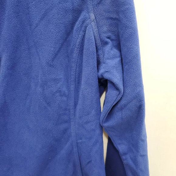C9 by Champion Women's Blue 1/4 Zip Mock Neck Long Sleeve Fleece Pullover Size M - Picture 2 of 7